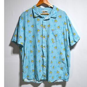 Tipsy Elves Tacosaurus Hawaiian Men's Shirt Size XXL